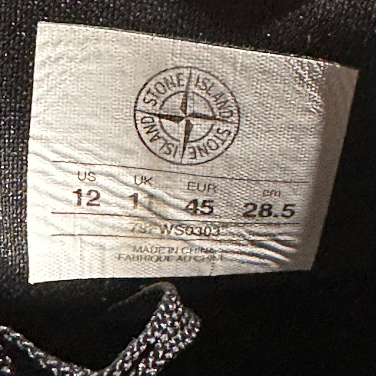 EU45 - US11 - UK10 • Stone Island Grime Black