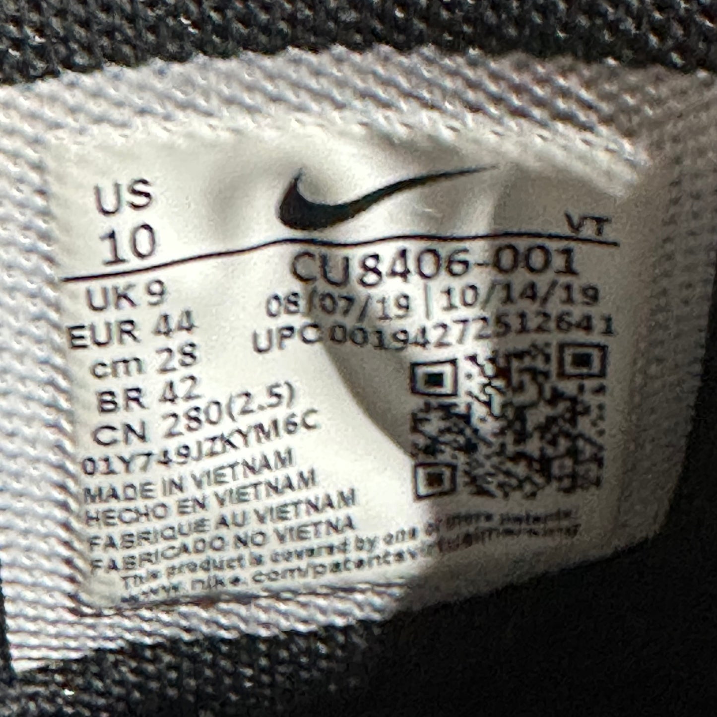 EU44 - US10 - UK9 • Air Max 95 Comme des Garcons Black
