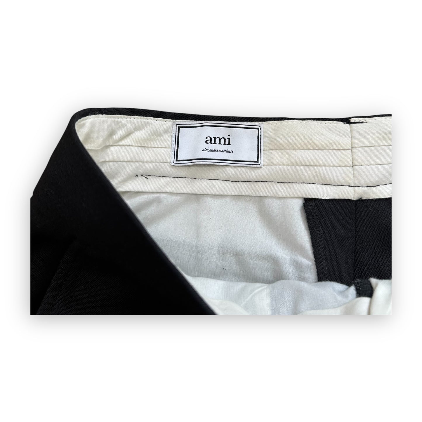 Pant Ami Paris Trousers Black (S)