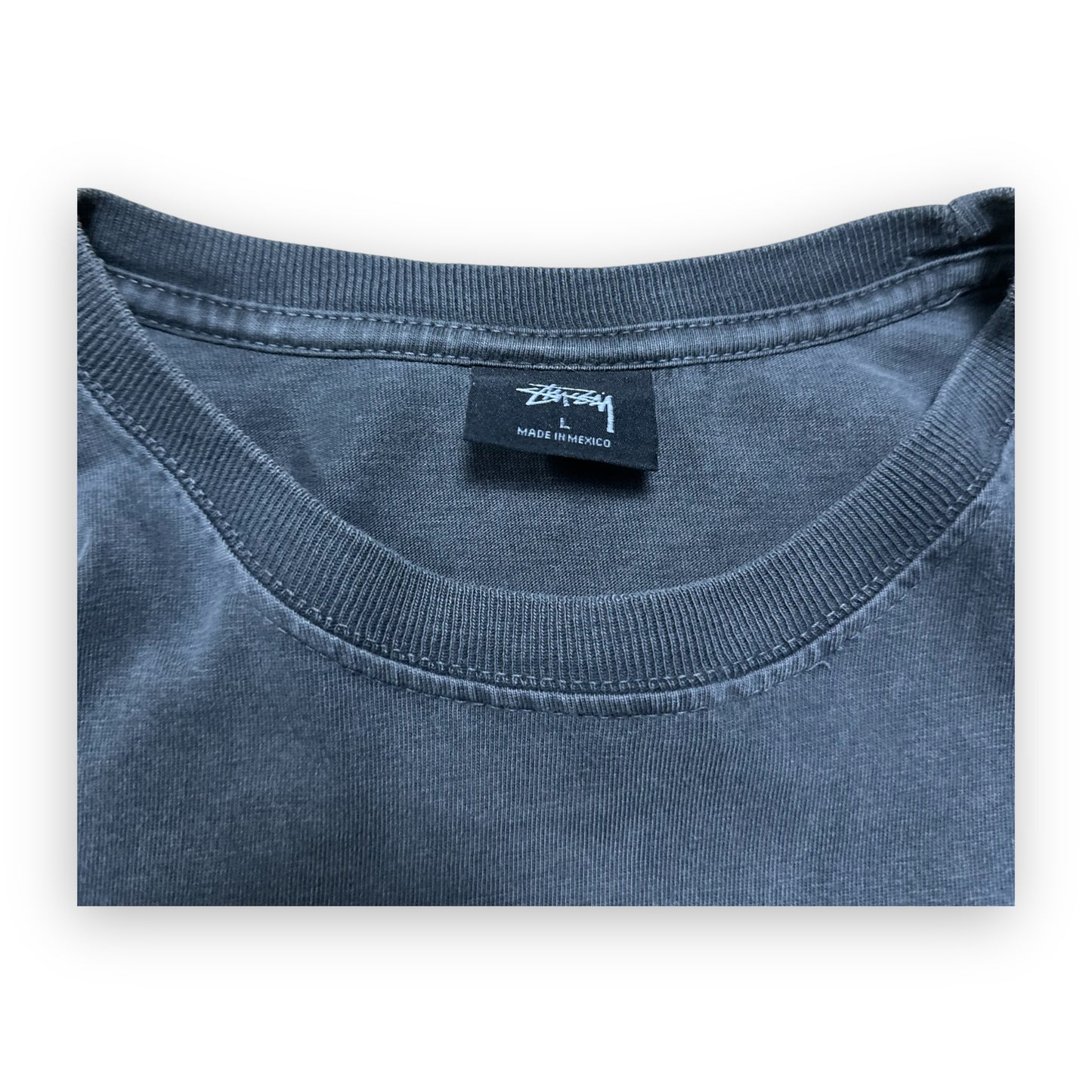 Tee Stussy Manifest Dark Grey vintage(L)