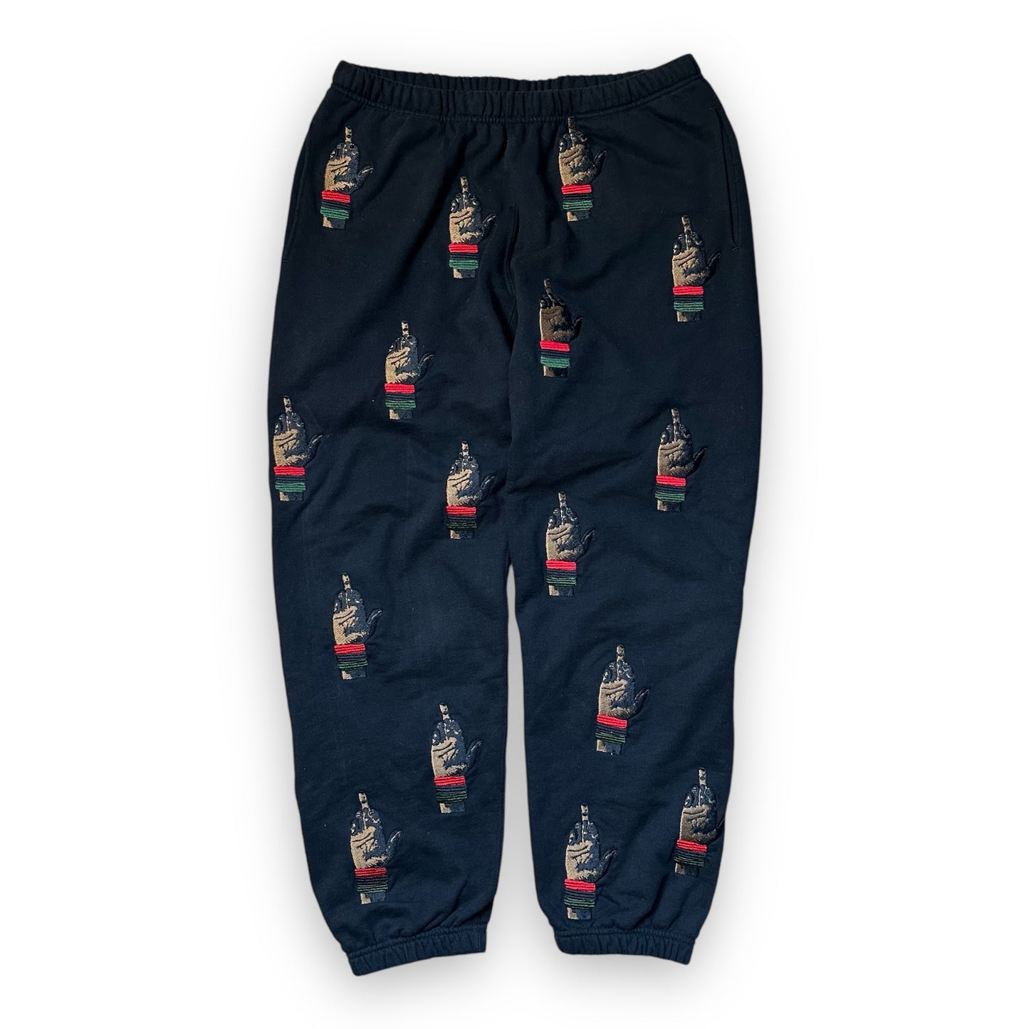 Sweatpant Supreme dead prez RBG Embroidered Black FW19