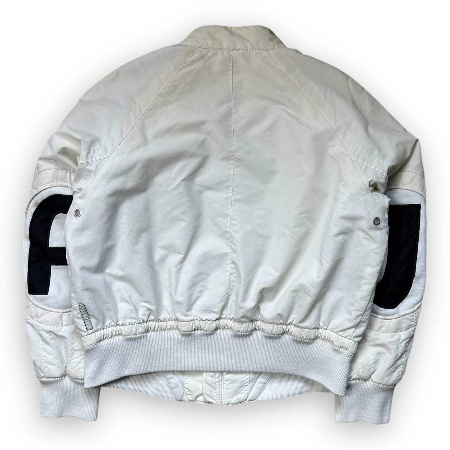 Jacket Armani Jeans Bomber « Letters » White 00s (S)