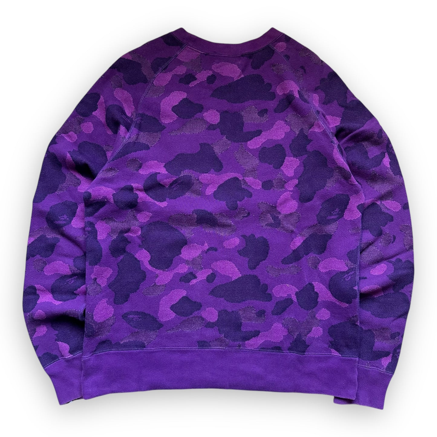 Sweatshirt Crewneck BAPE Purple Camo (L)