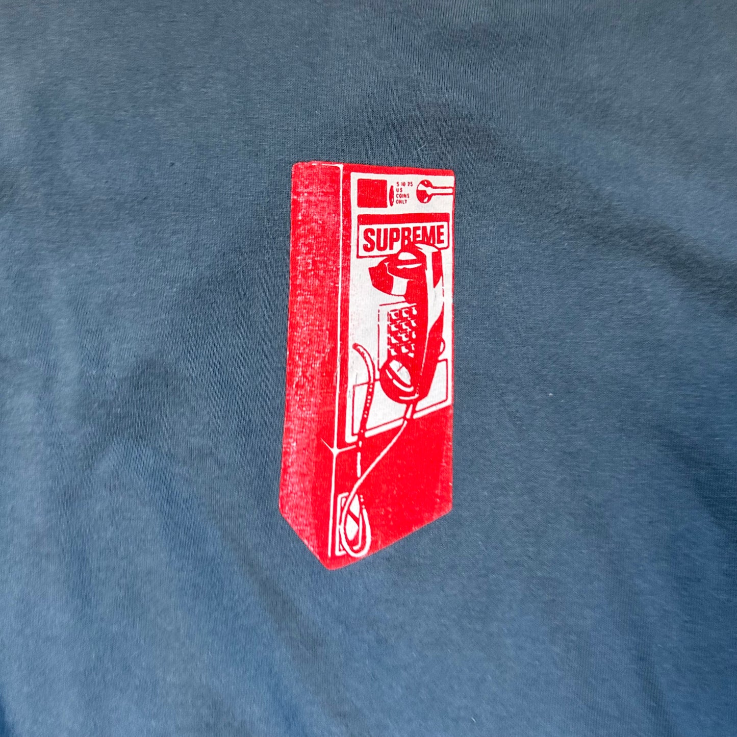 Tee Supreme Payphone Slate FW18 (L)