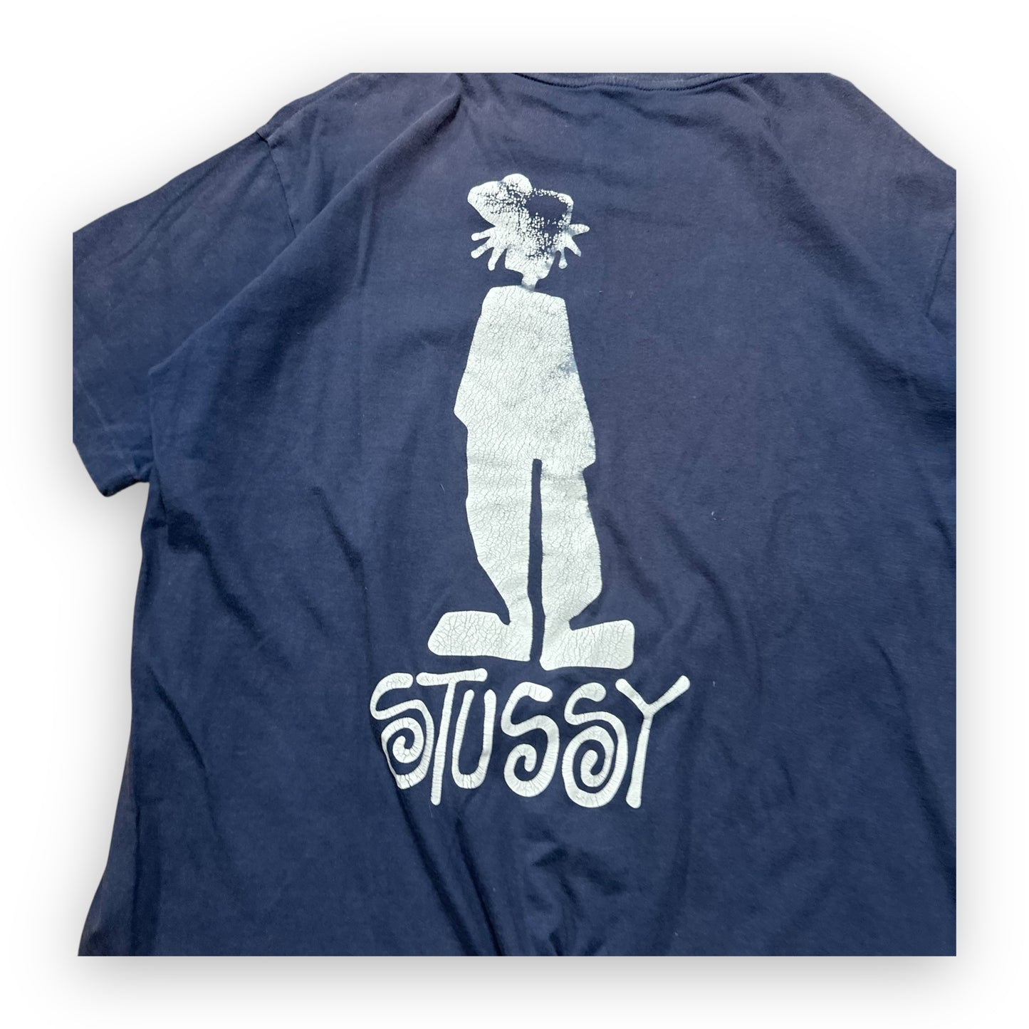 Tee Stussy Man Navy Single Stitch vintage 90’s (M)