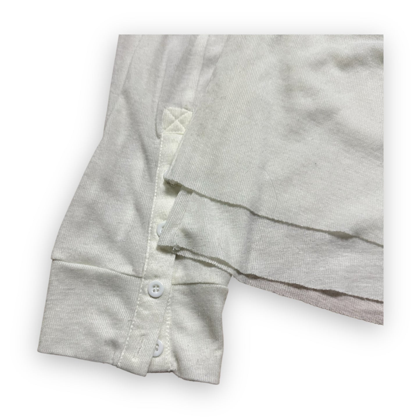Tee Longsleeve No Faith Studios Double Collar White (L)
