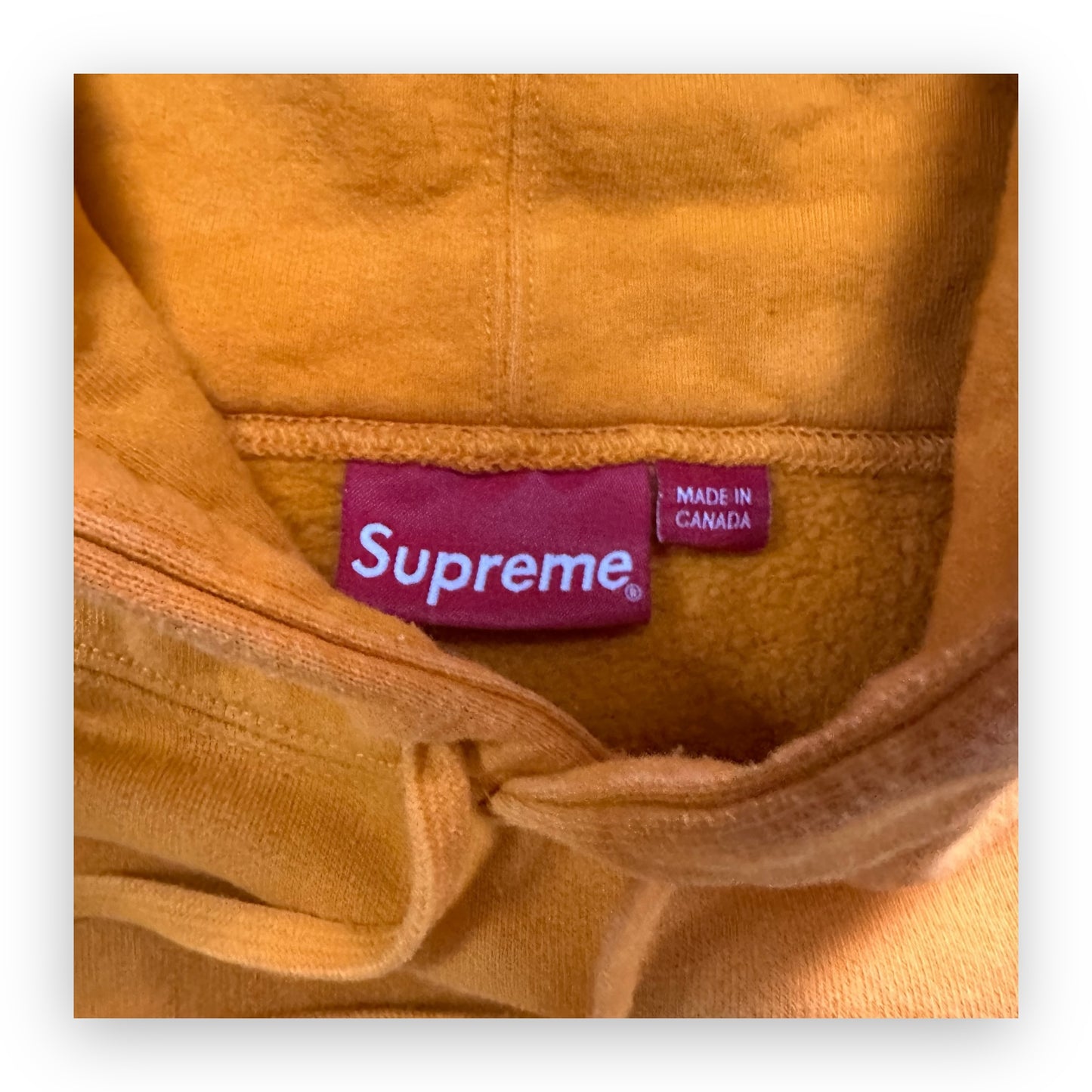 Sweatshirt Hoodie Supreme Motherfucker Orange SS19 M)
