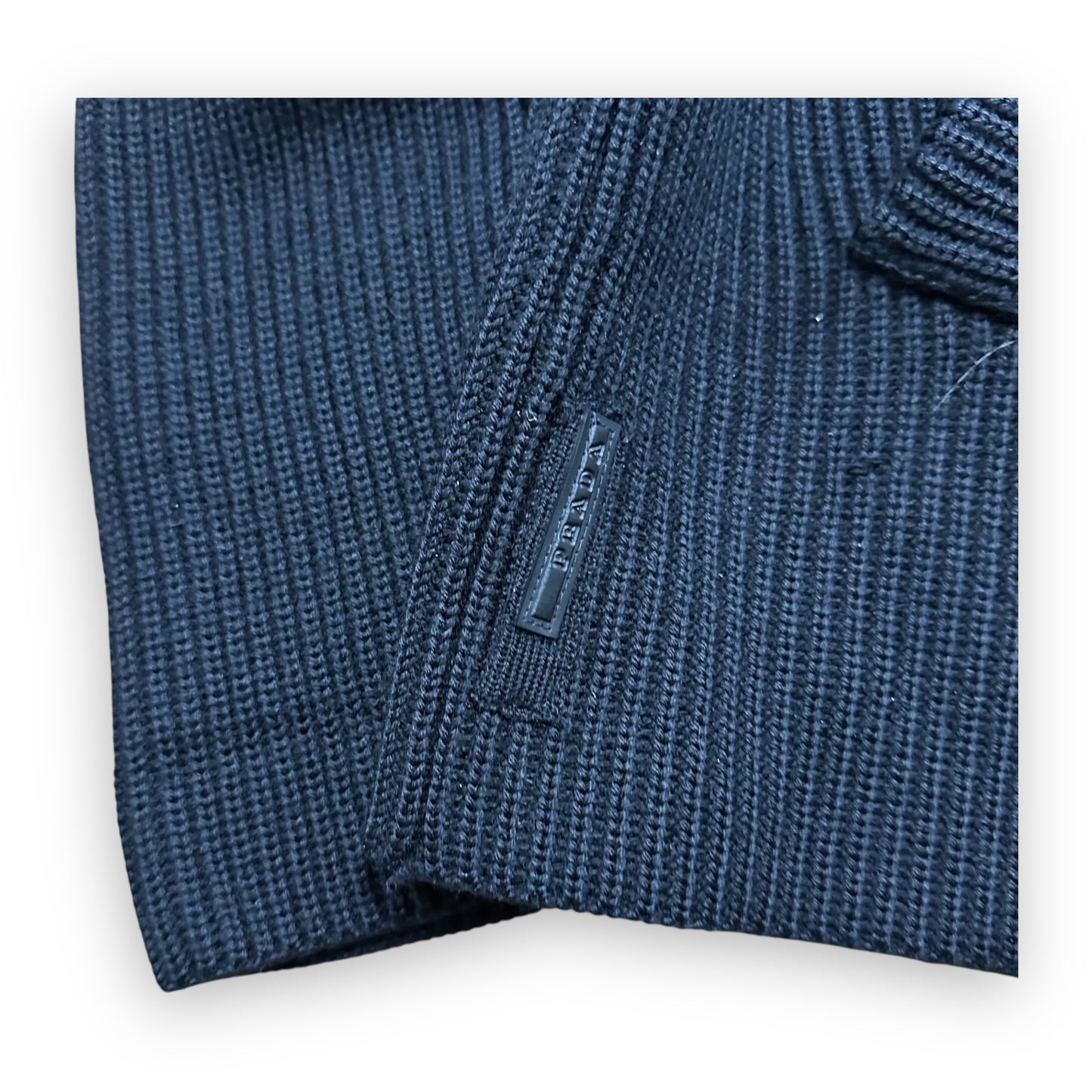 Cardigan Prada Sweater Black vintage FW10 (XL)