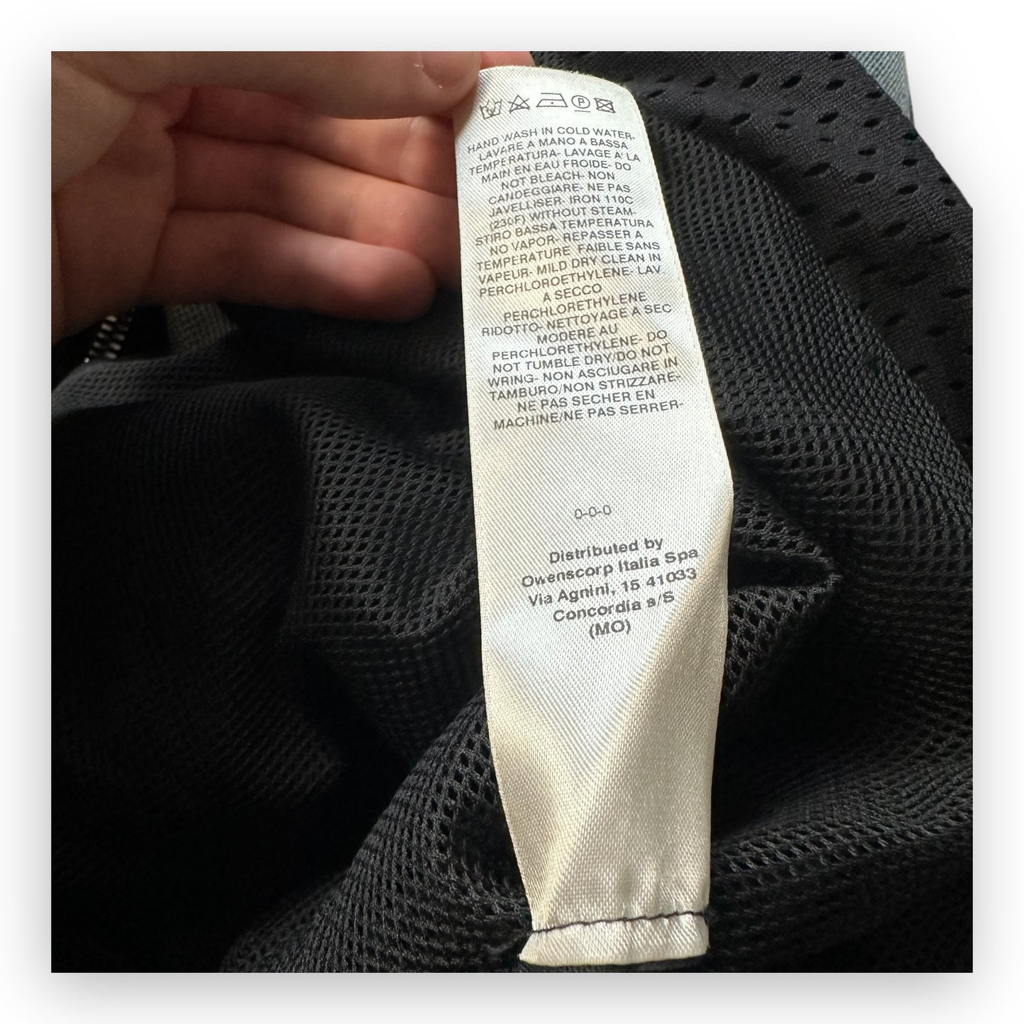 Jacket Rick Owens x Champion Mesh Hooded Windbreaker Black (L)