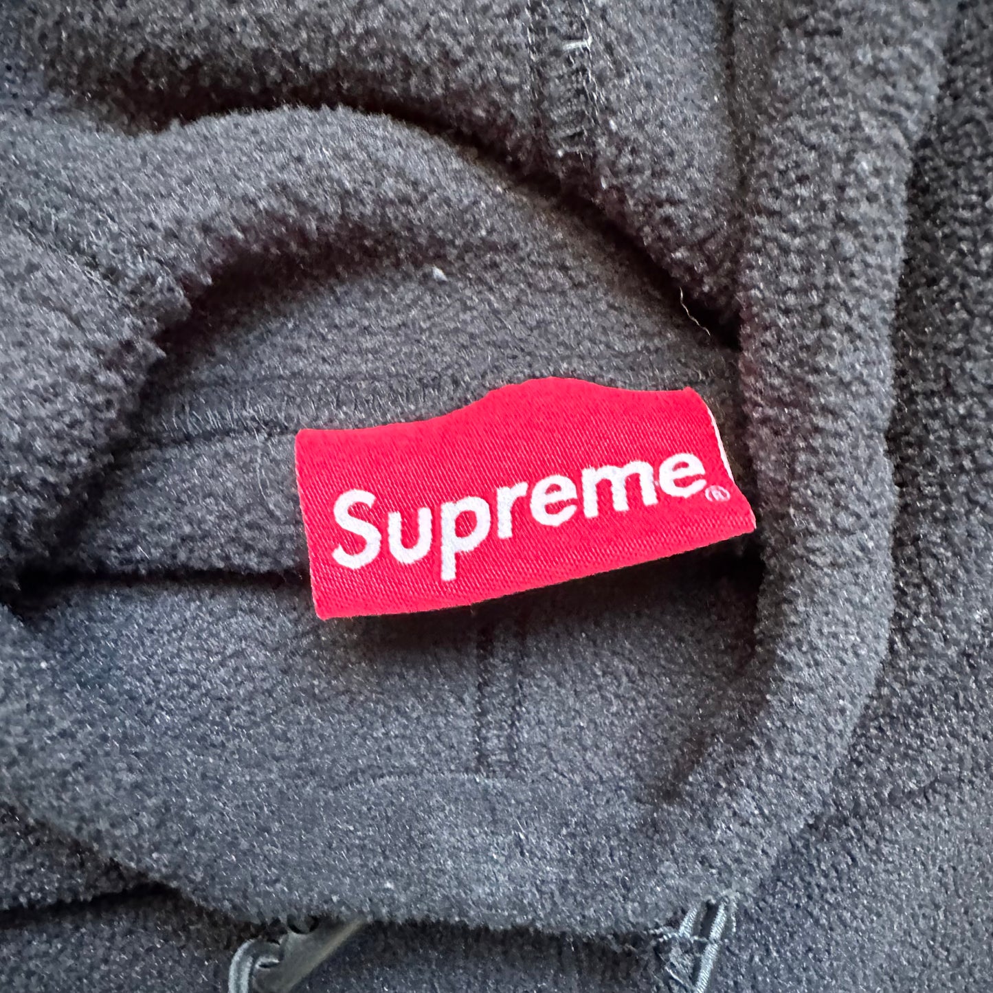 Sweatshirt Hoodie Supreme Polartec Black FW21 (M)