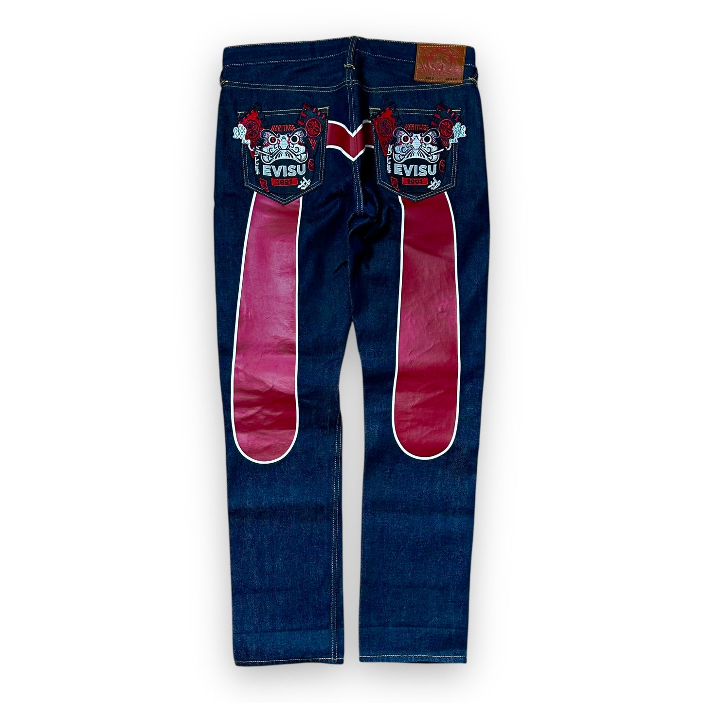 Jeans Evisu Daicock embroidery Red Lot 2008 (M)