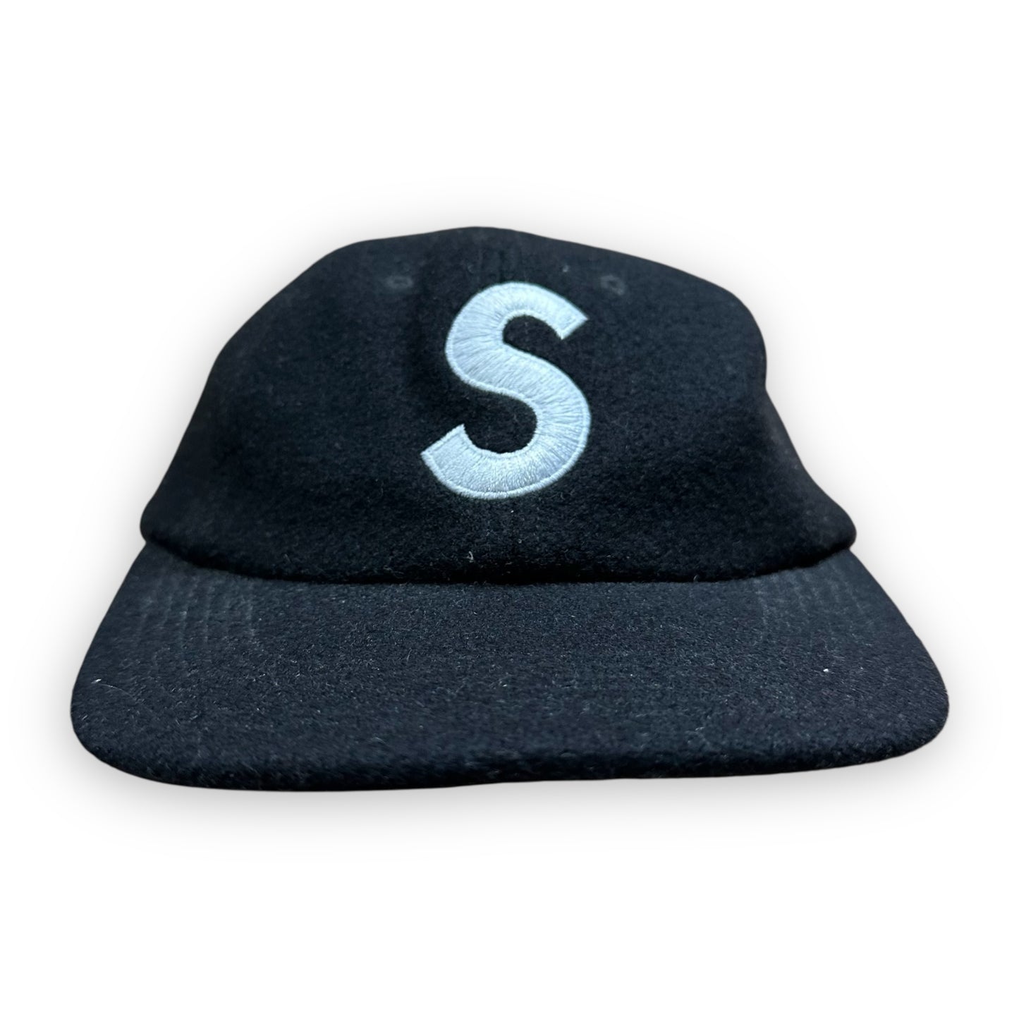 Cap Supreme Wool S Logo 6 Panel Black