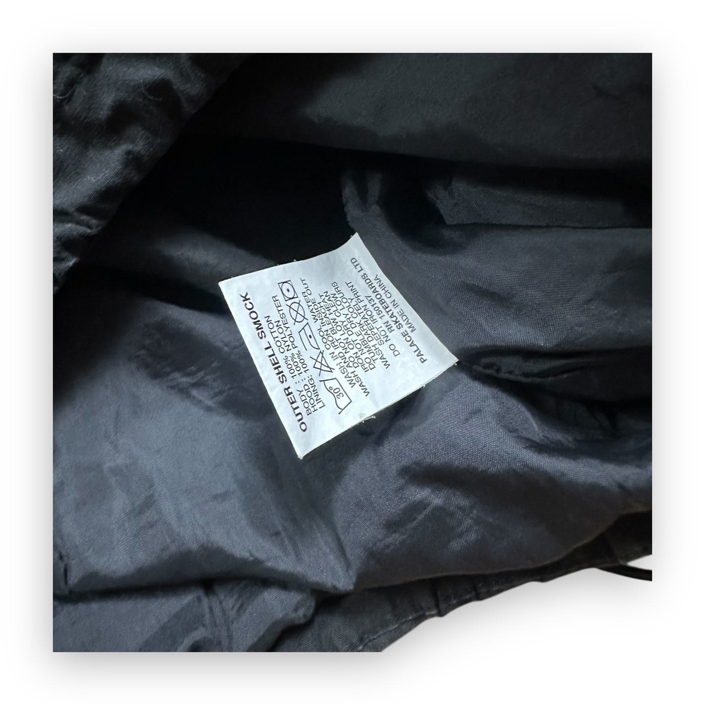 Jacket Palace Windbreaker Outer Shell Smock Black (L)