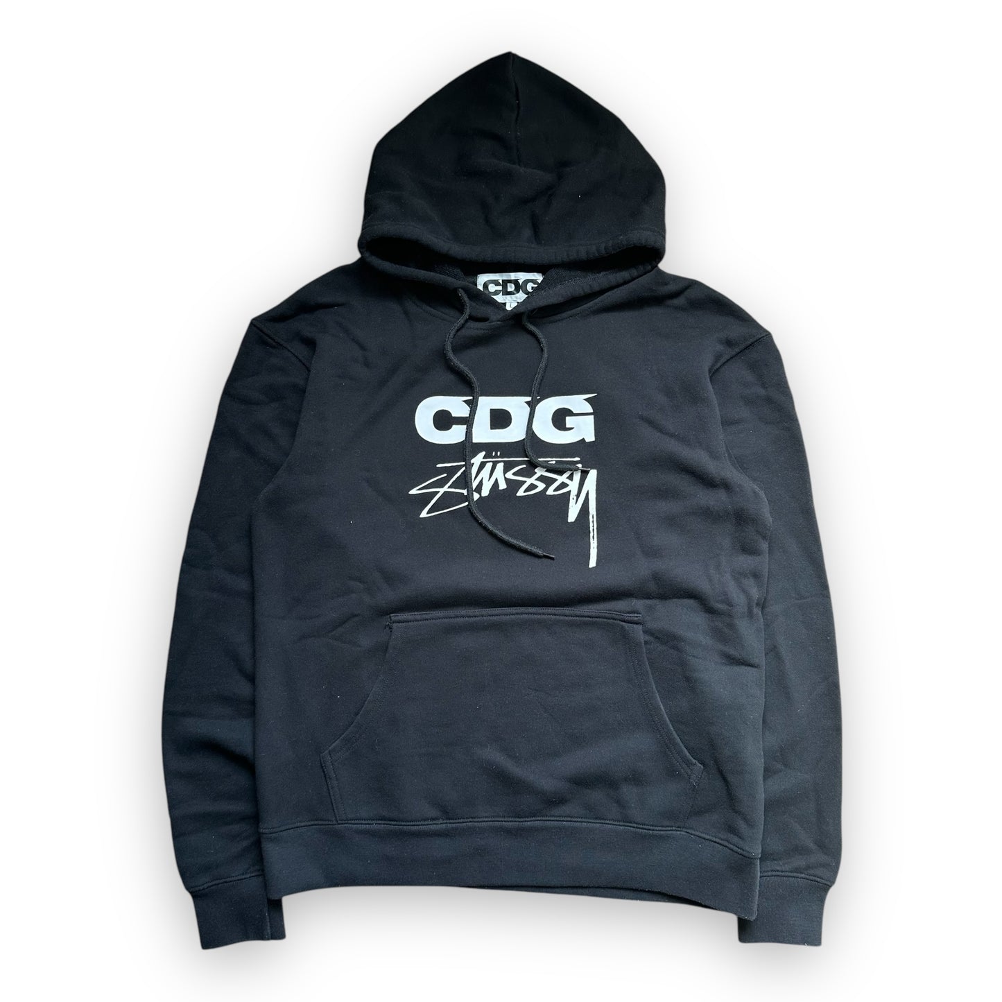 Sweatshirt Hoodie CDG Stussy Black (M)