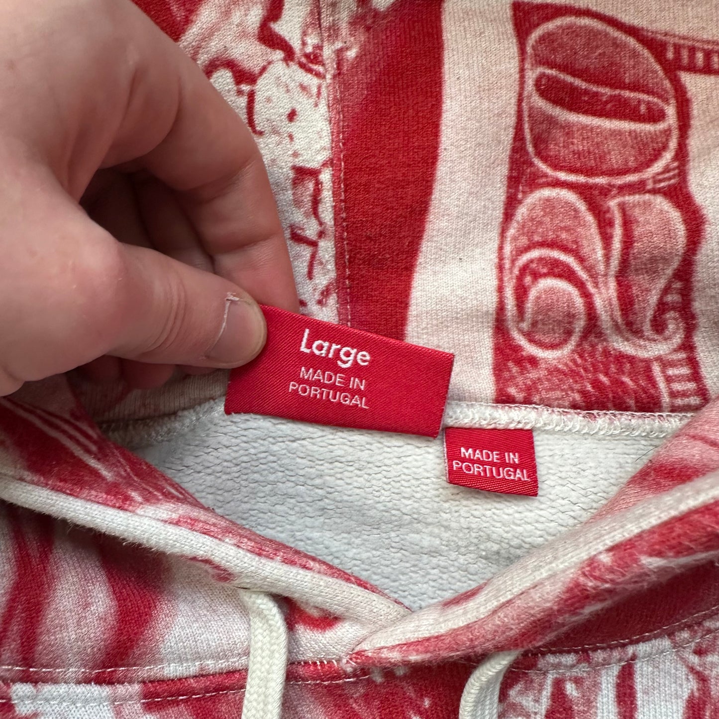 Sweatshirt Hoodie Supreme Bling Red SS20 (L)