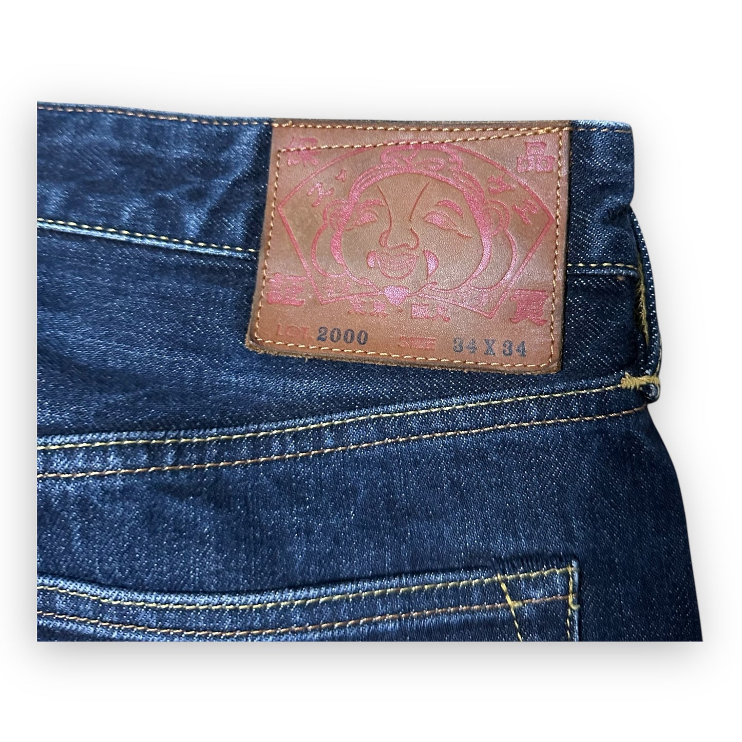 Jeans Evisu Daicock Lot 2000 Orange (M)