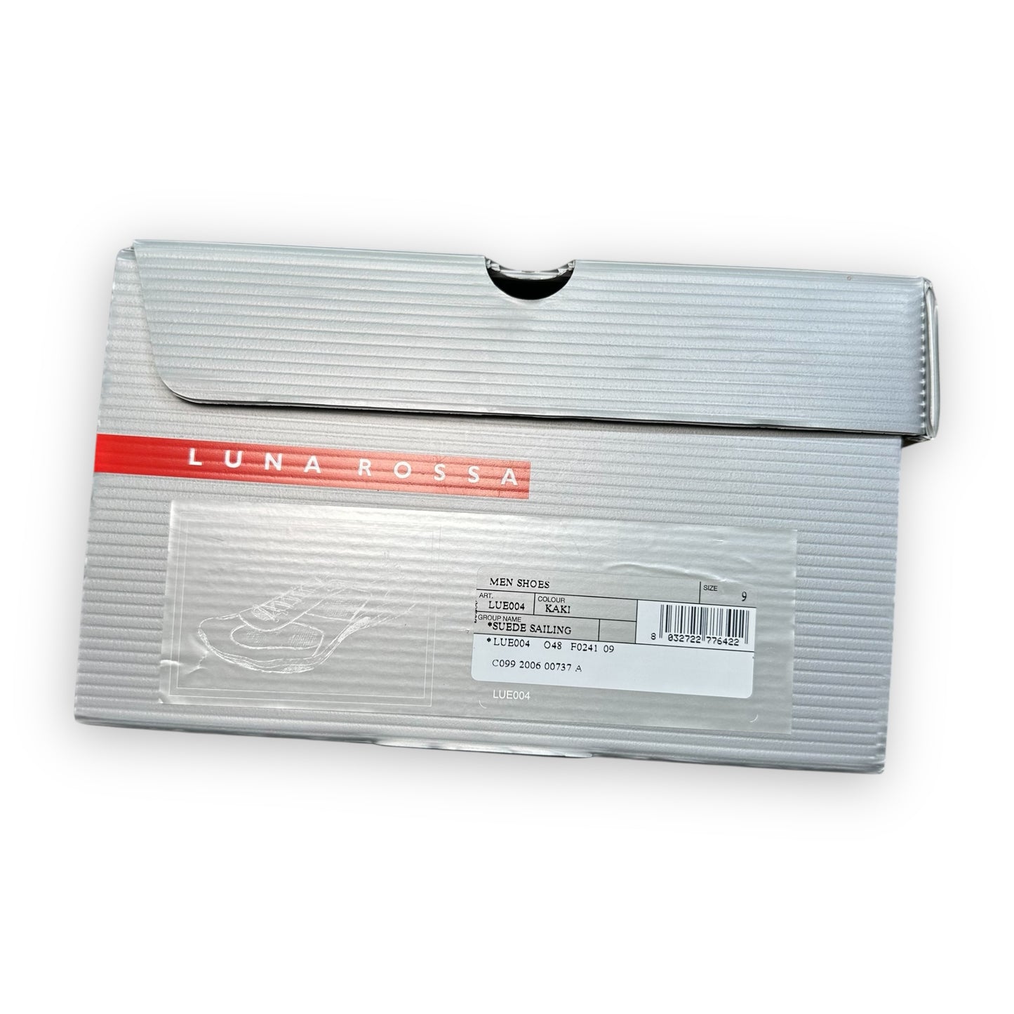 EU44 - US10 - UK9 • Prada Luna Rossa White Brown vintage