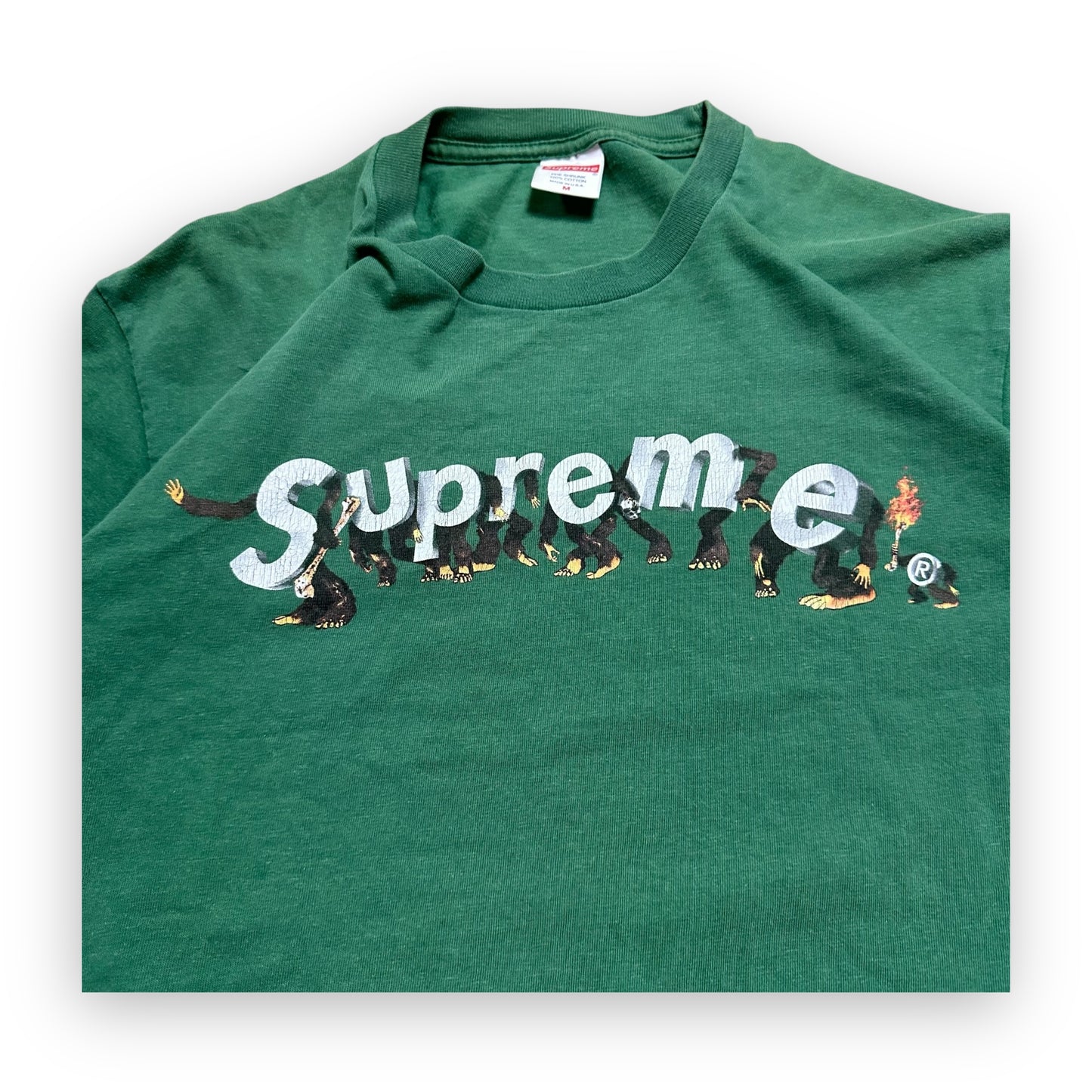 Tee Supreme Apes Green SS21 (M)