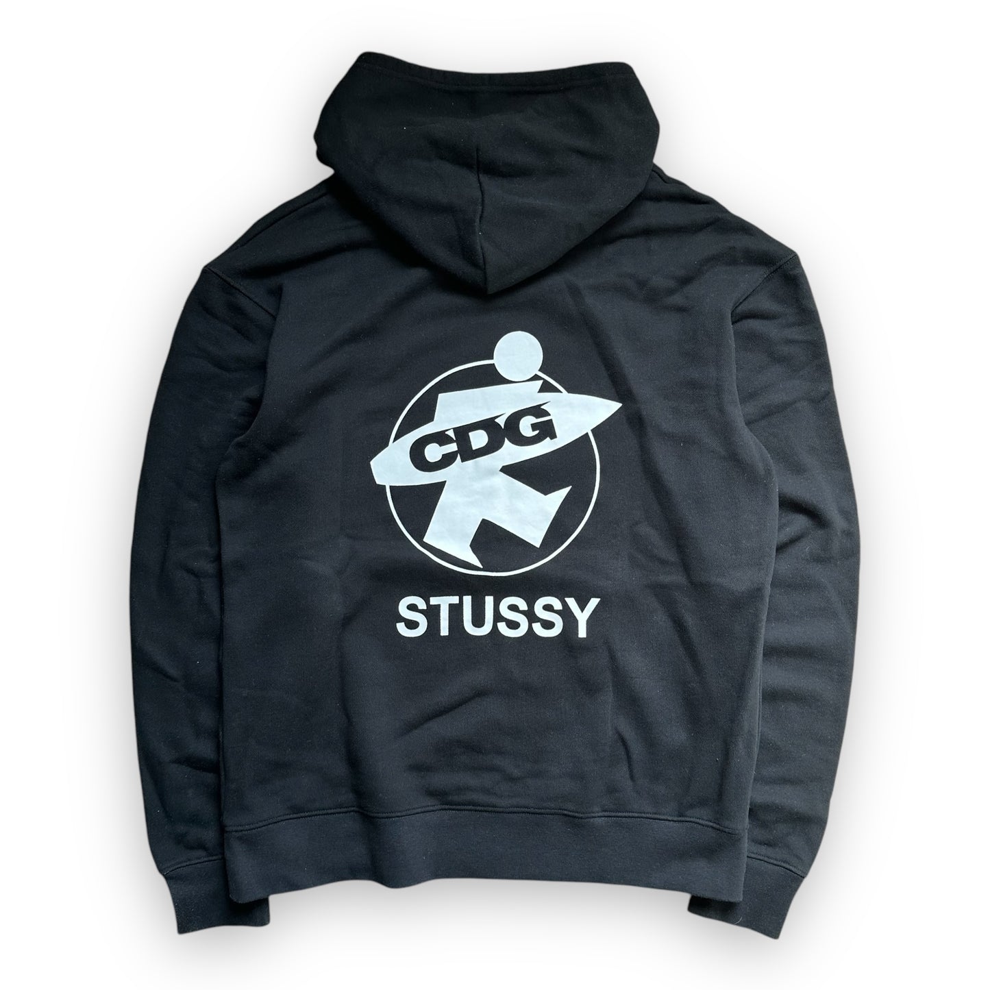 Sweatshirt Hoodie CDG Stussy Black (M)