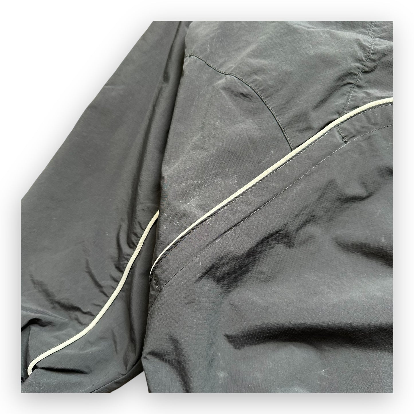 Jacket Supreme Half Zip Paneled Black (L)