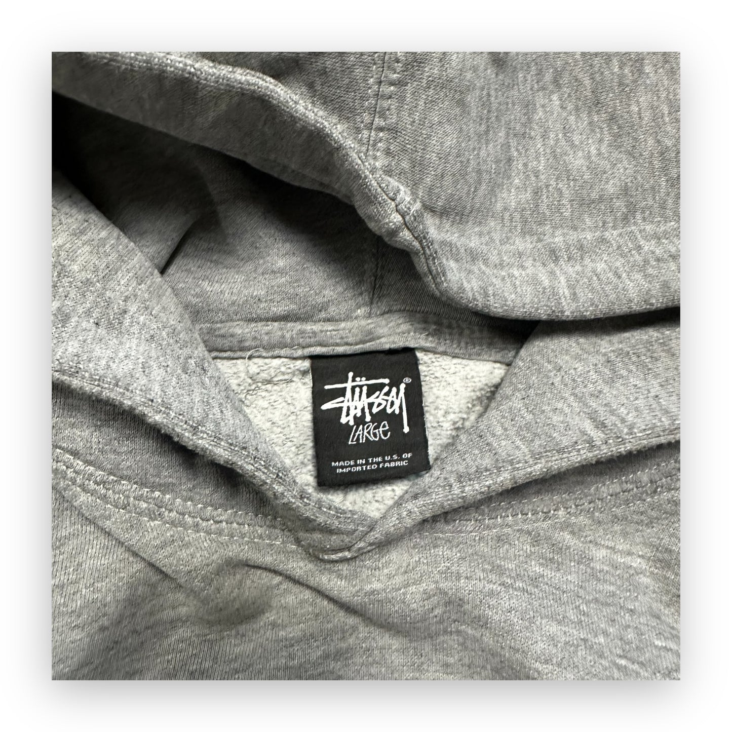 Sweatshirt Hoodie Stussy International Grey Vintage (L)