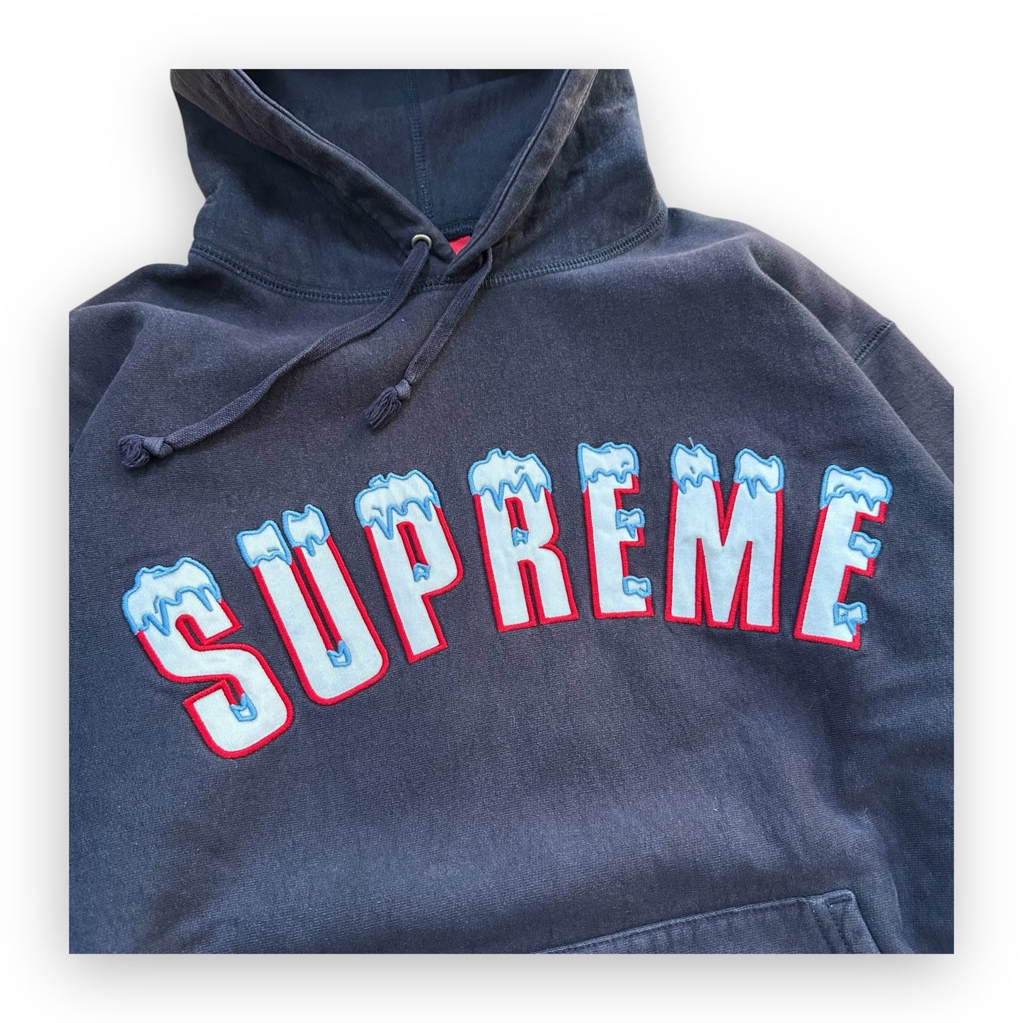 Sweatshirt Hoodie Supreme Icy Arc Navy SS20 (M)