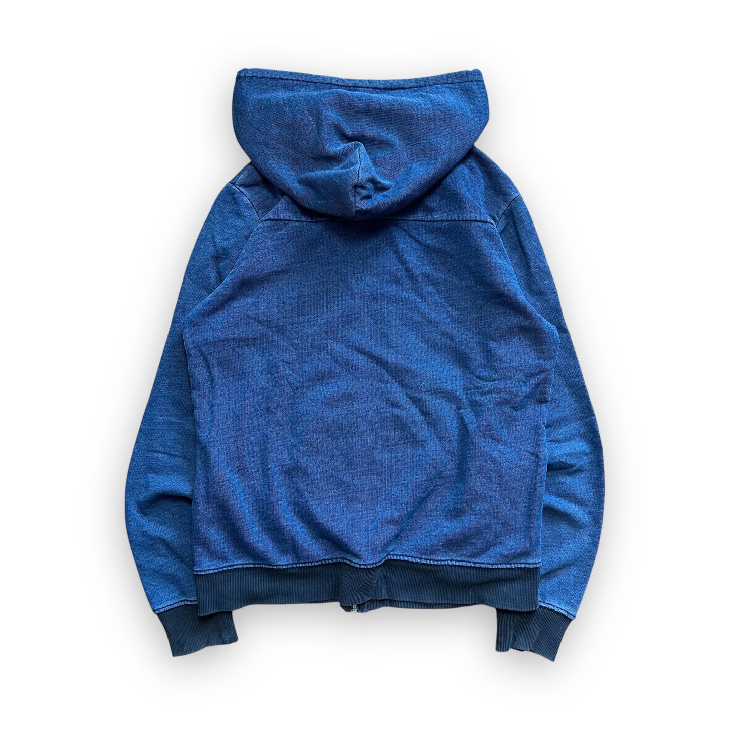 Sweatshirt Hoodie Zip Diesel Pattern Blue (S)