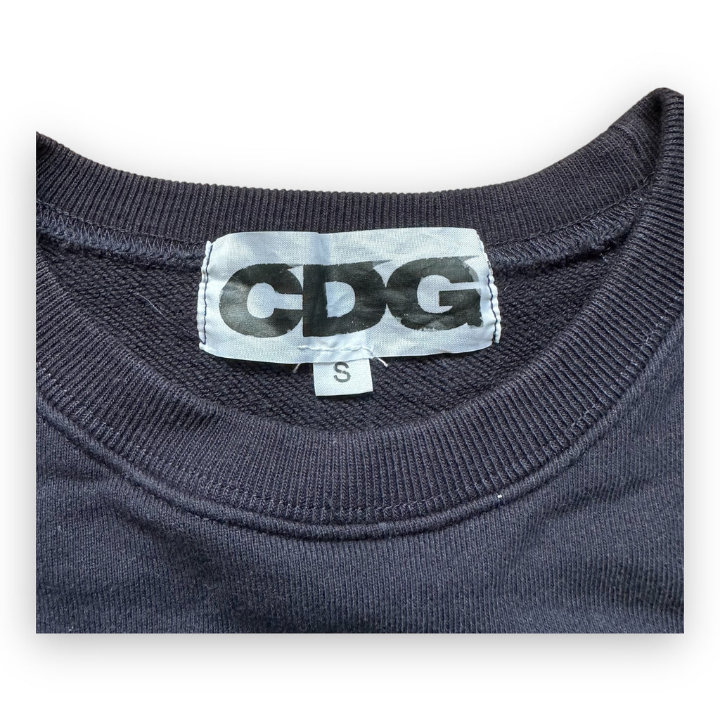 CDG Black Crewneck Sweatshirt