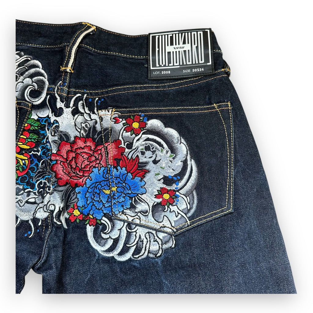 Jeans Evisu Kuru Seagull Embroidery Lot 2008