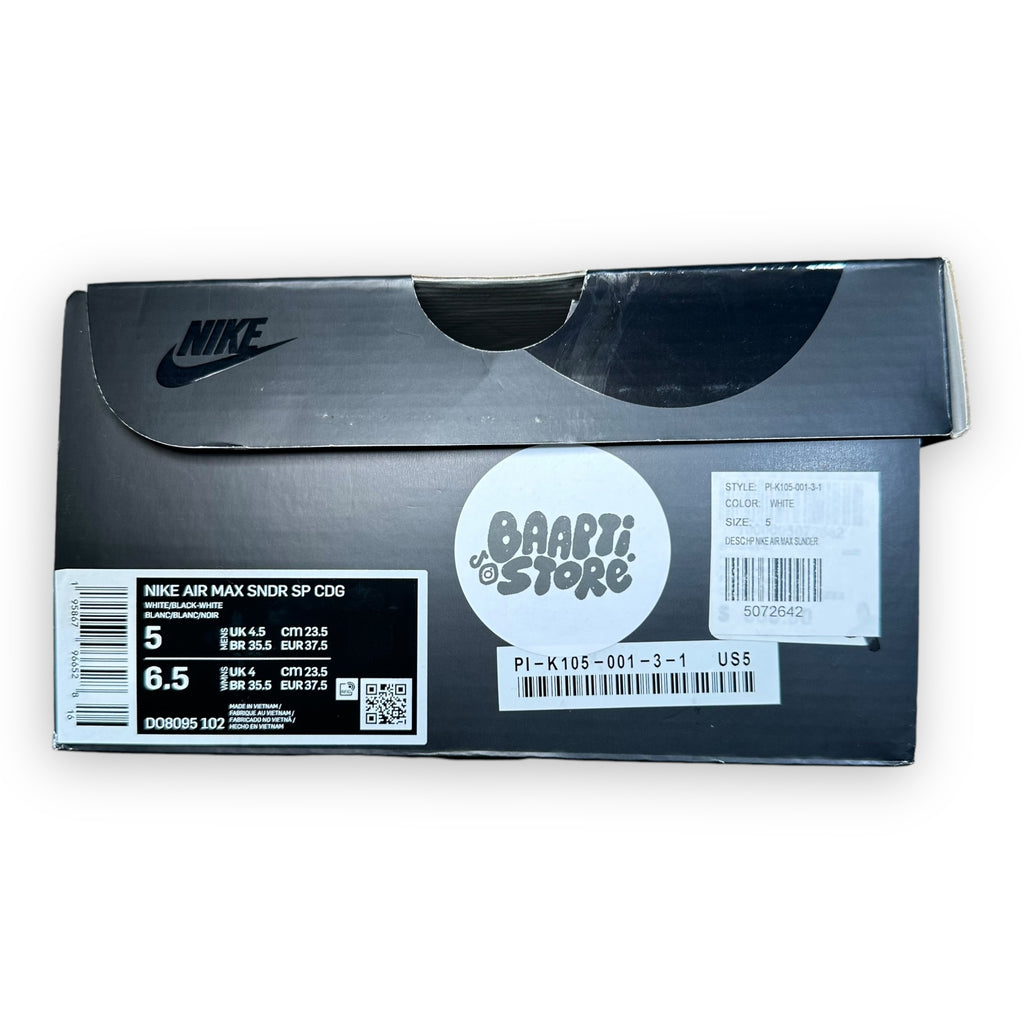 Air Max Sunder Comme des Garcons White