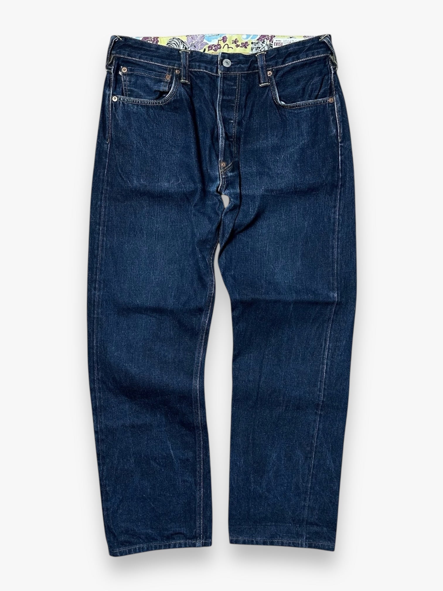 Jeans Evisu Daicock Lot 2000 Orange