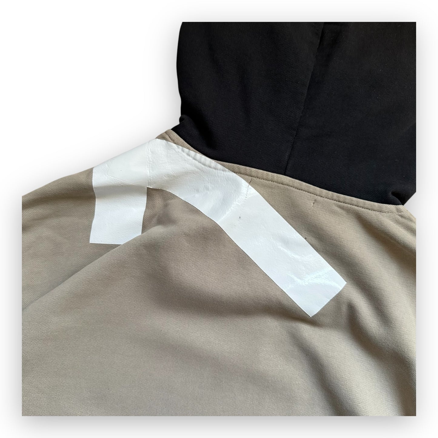 Sweatshirt Hoodie Raf Simons Fred Perry Tape Details Soft Grey (M)