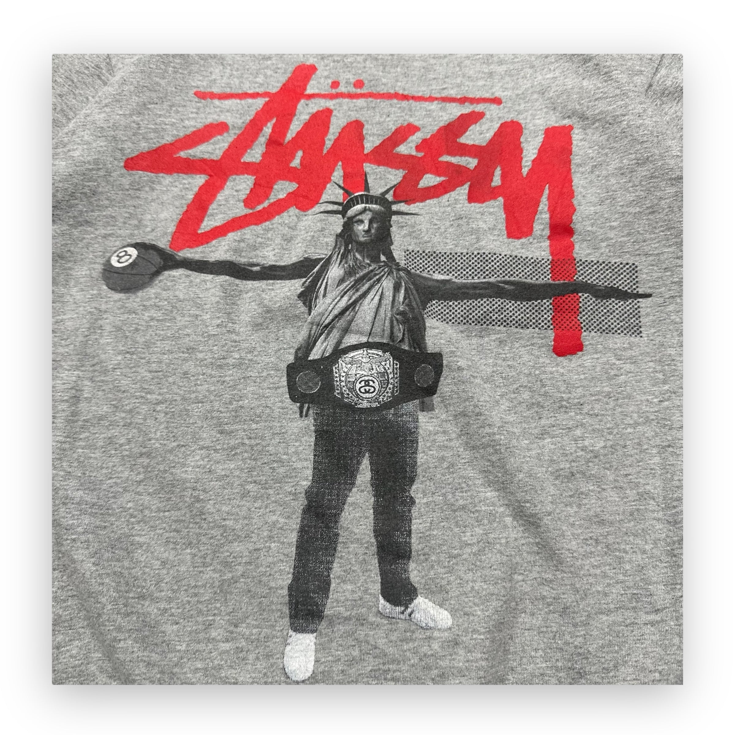 Tee Stussy America Grey vintage