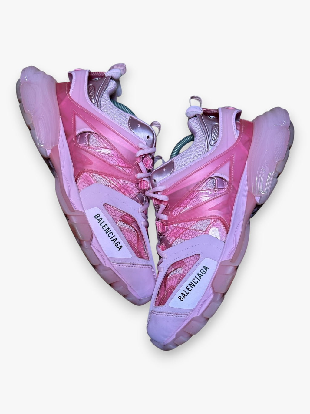 Balenciaga Track Clear Sole Pink