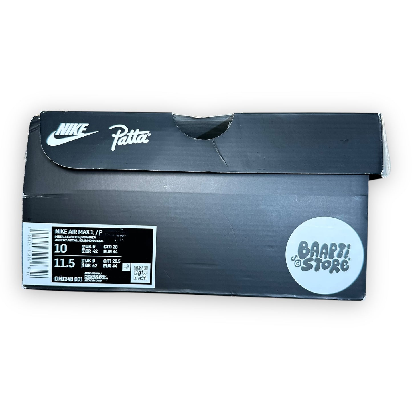 EU44 - US10 - UK9 • Air Max 1 Patta Waves Monarch