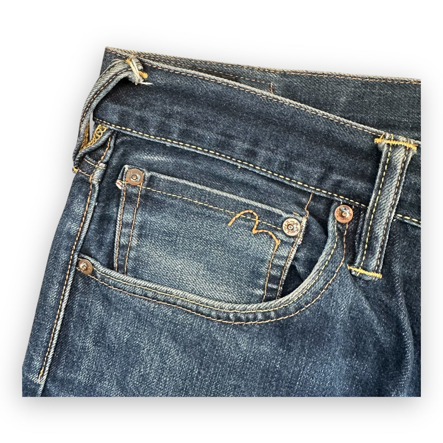 Jeans Evisu Daicock Lot 2000 White (L)