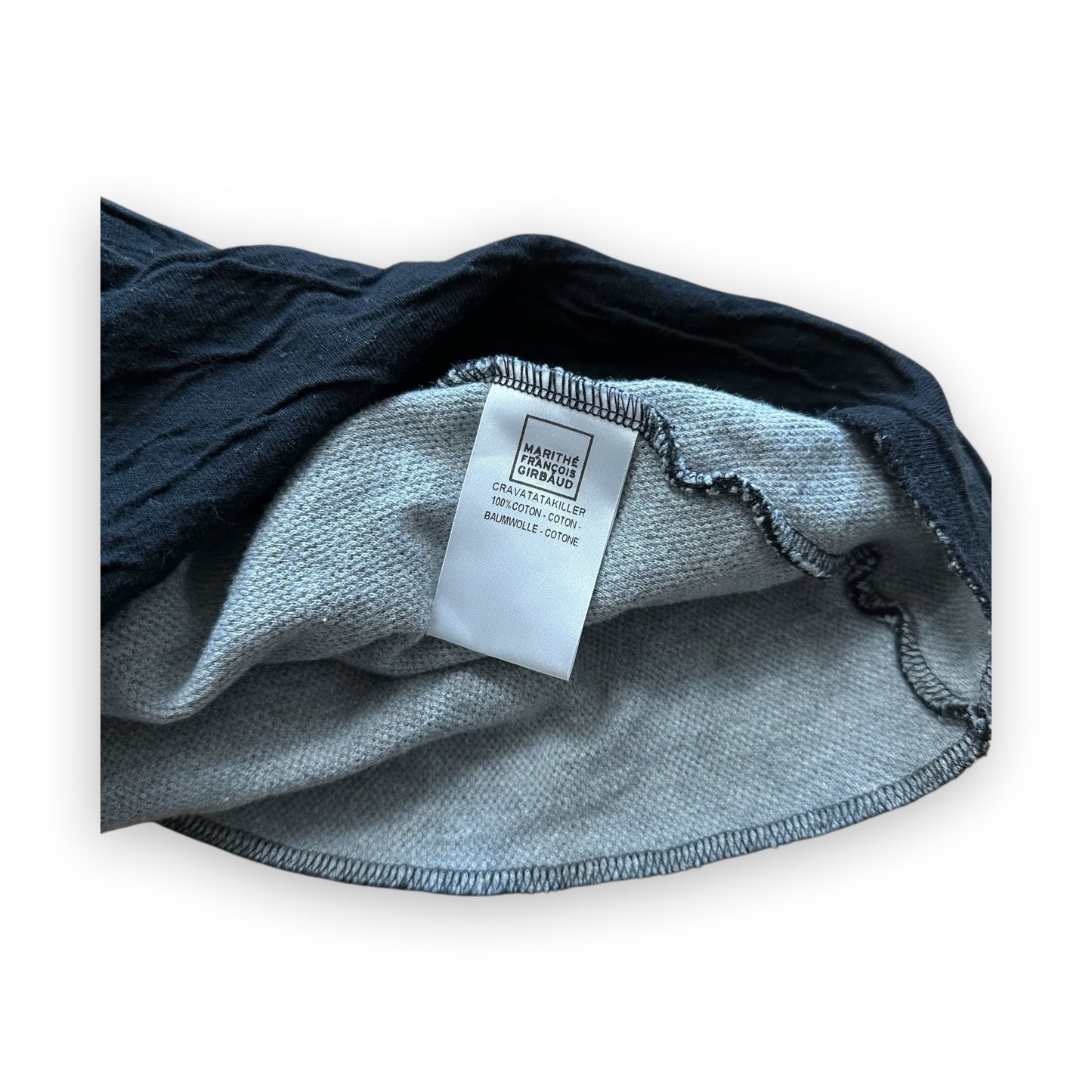 Sweatshirt MFG Marithe Francois Girbaud Reversible Black Grey (M)