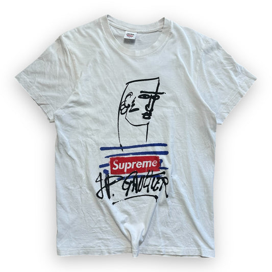 Tee Supreme Jean Paul Gaultier White SS19 (M)