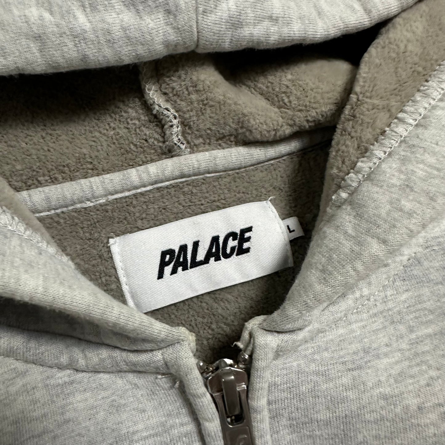 Sweatshirt Hoodie Zip Palace Palasonic Grey (L)