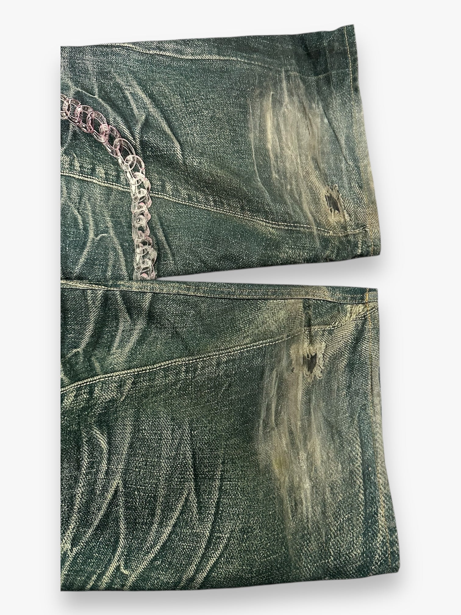 Acne Studios Baggy Jeans Candy Chains Print