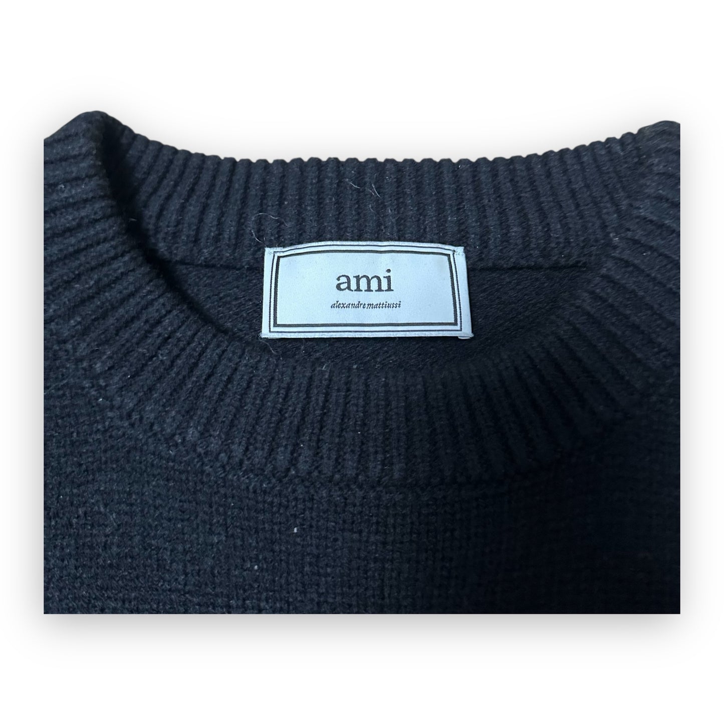 Sweater Ami Paris Black Red (S)