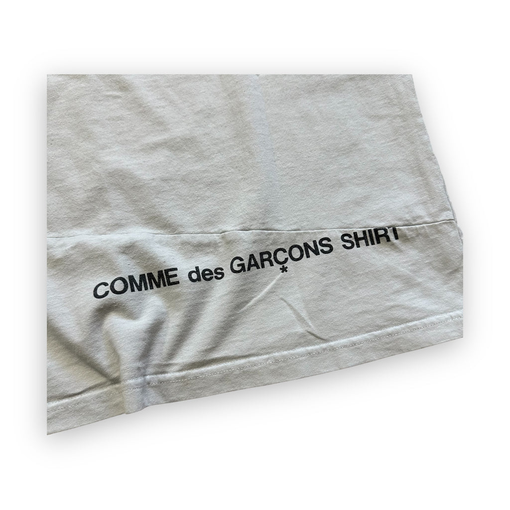 Tee Supreme x Comme des Garcons SHIRT Split Box Logo White FW18