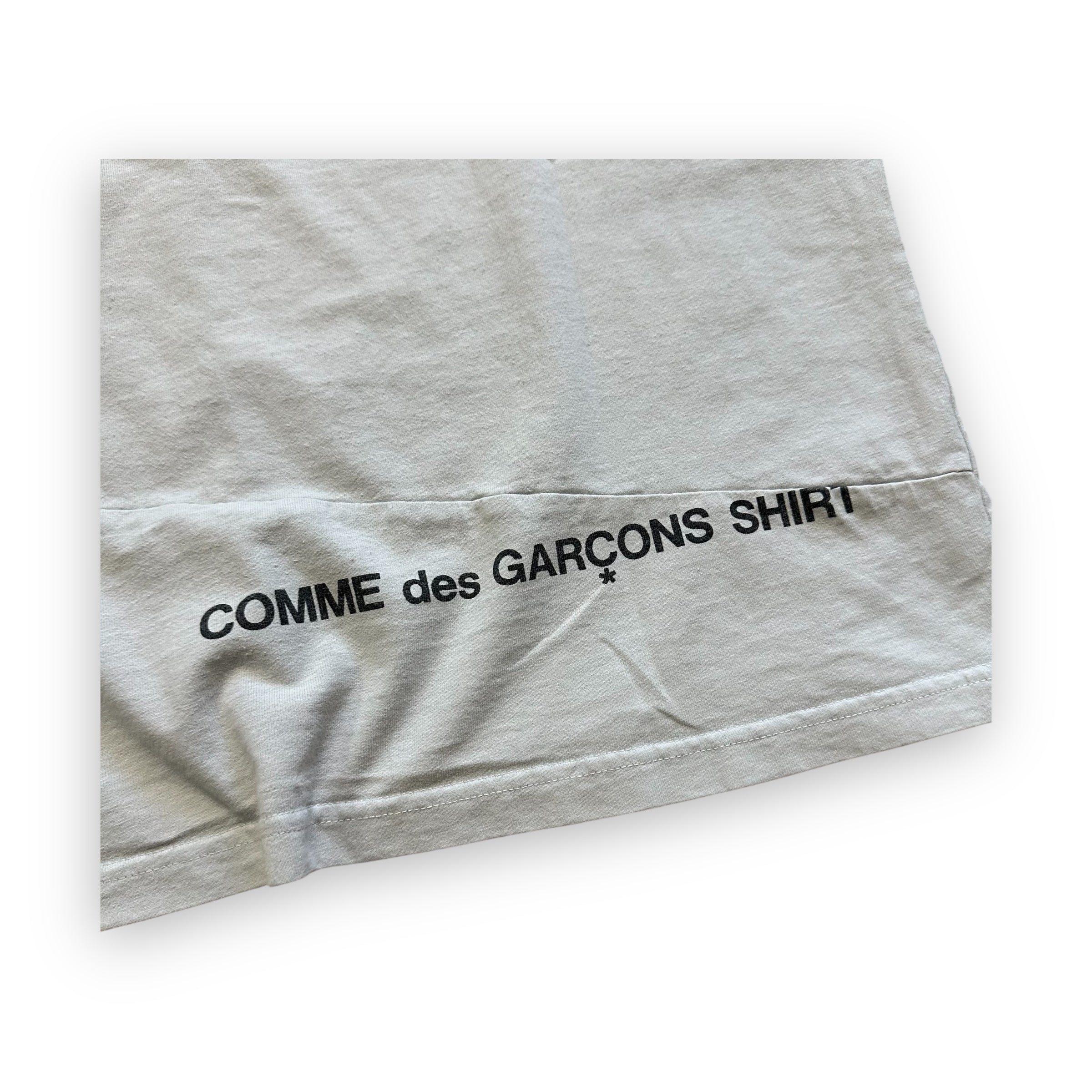 Tee Supreme x Comme des Garcons SHIRT Split Box Logo White FW18