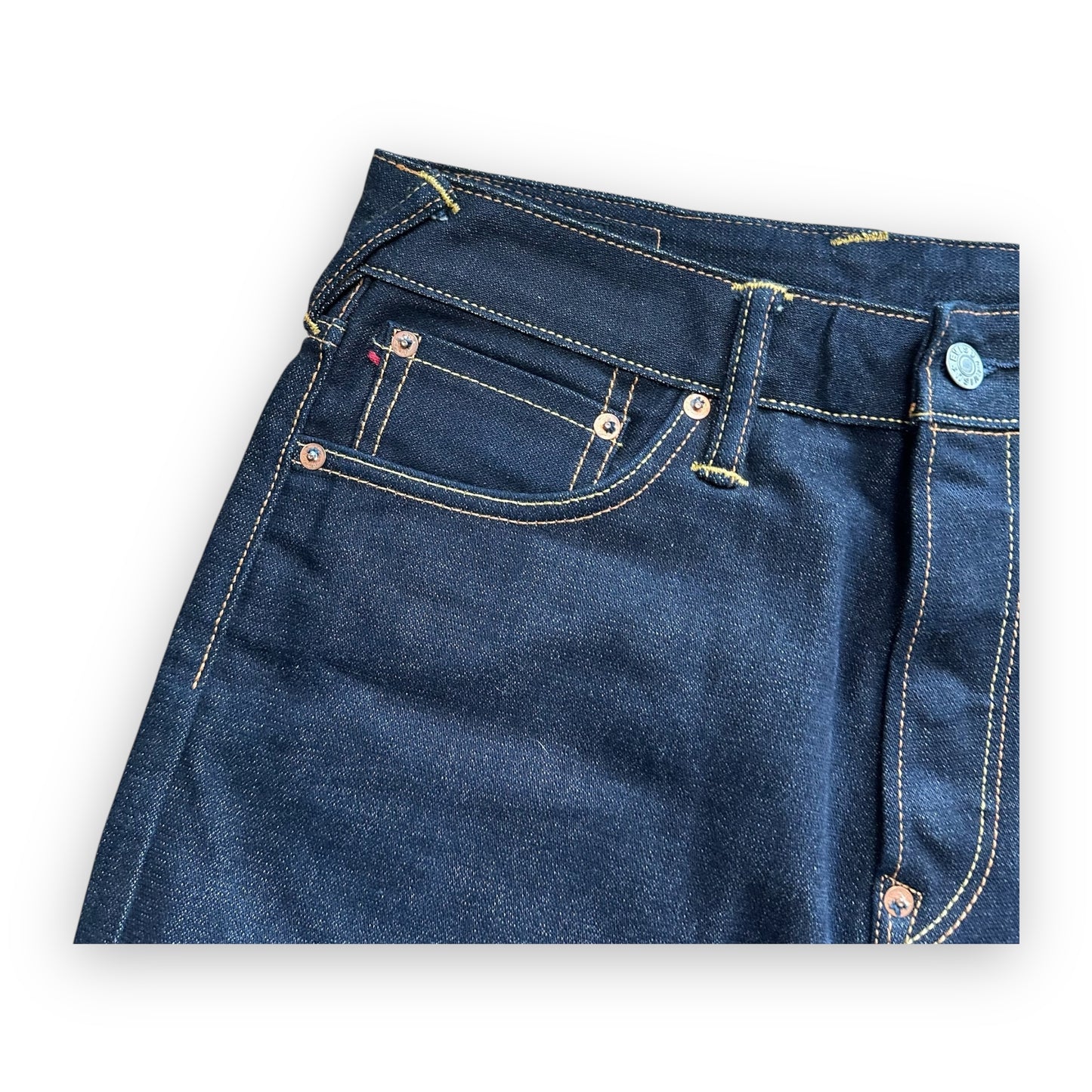 Jeans Evisu Daicock Embroidery Lot 2000 Gold/Red (S)