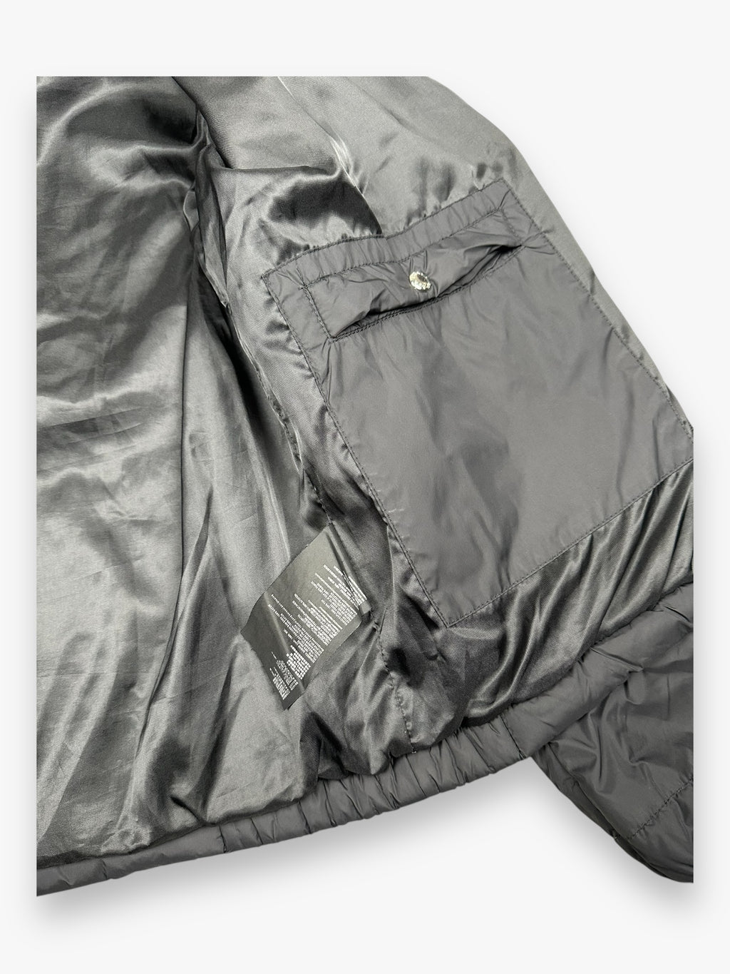 Puffer Jacket Prada Black