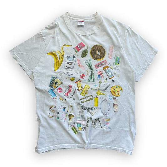 Tee Supreme Trash White SS23 (M)