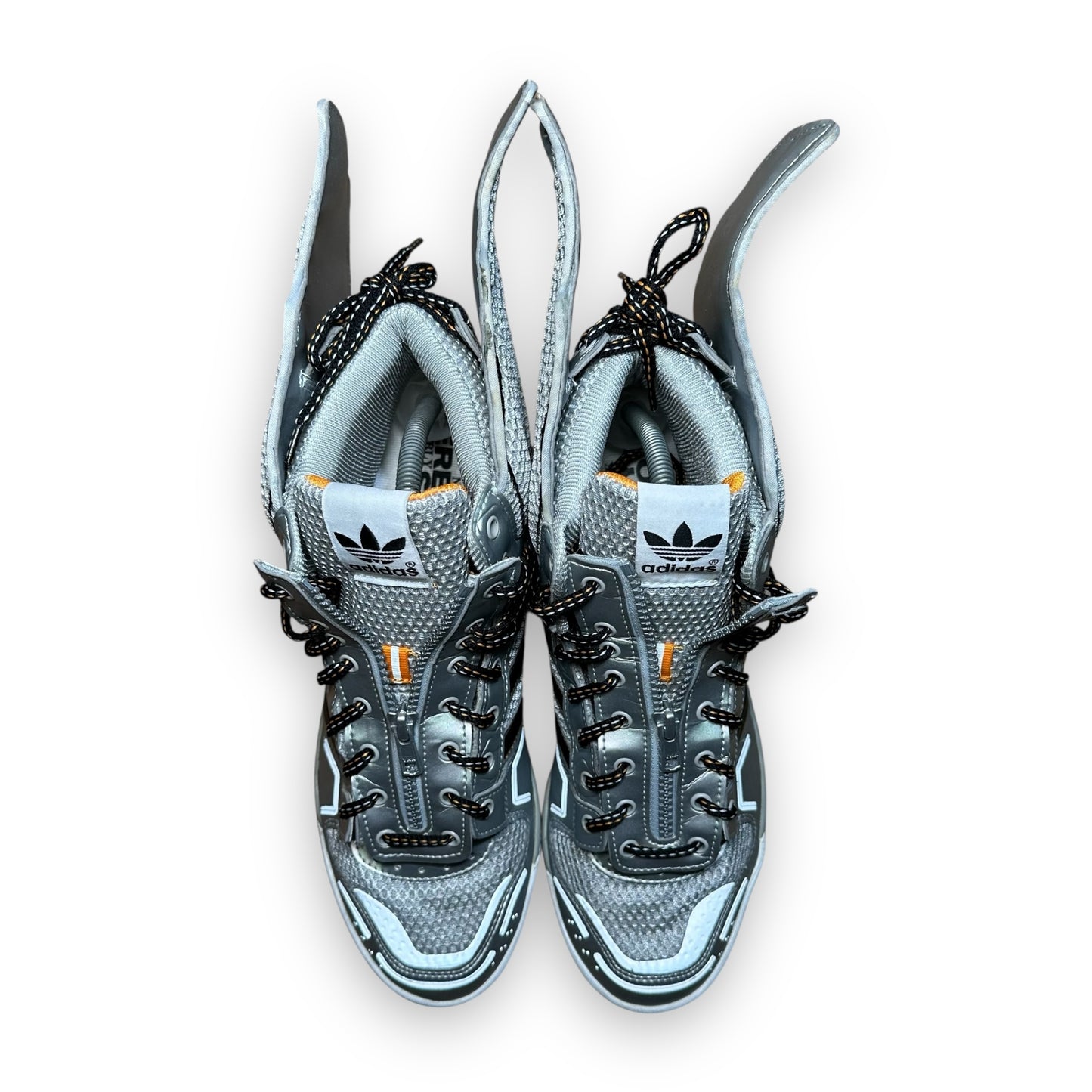 EU44 - US10 - UK9 • adidas Jeremy Scott Wings 2.0 Silver