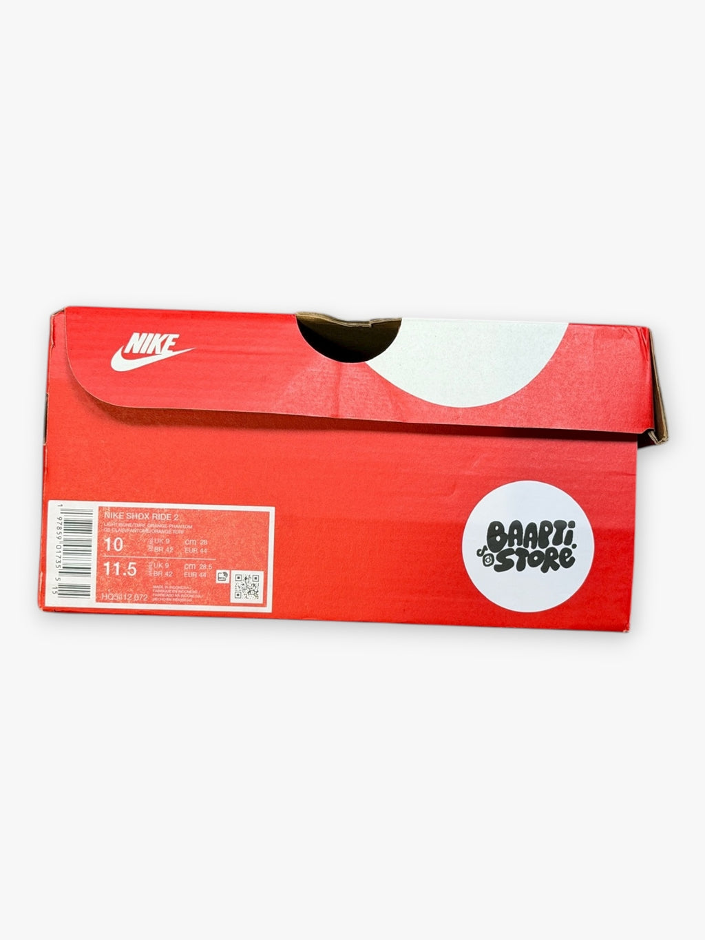 Shox Ride 2 Light Bone Turf Orange