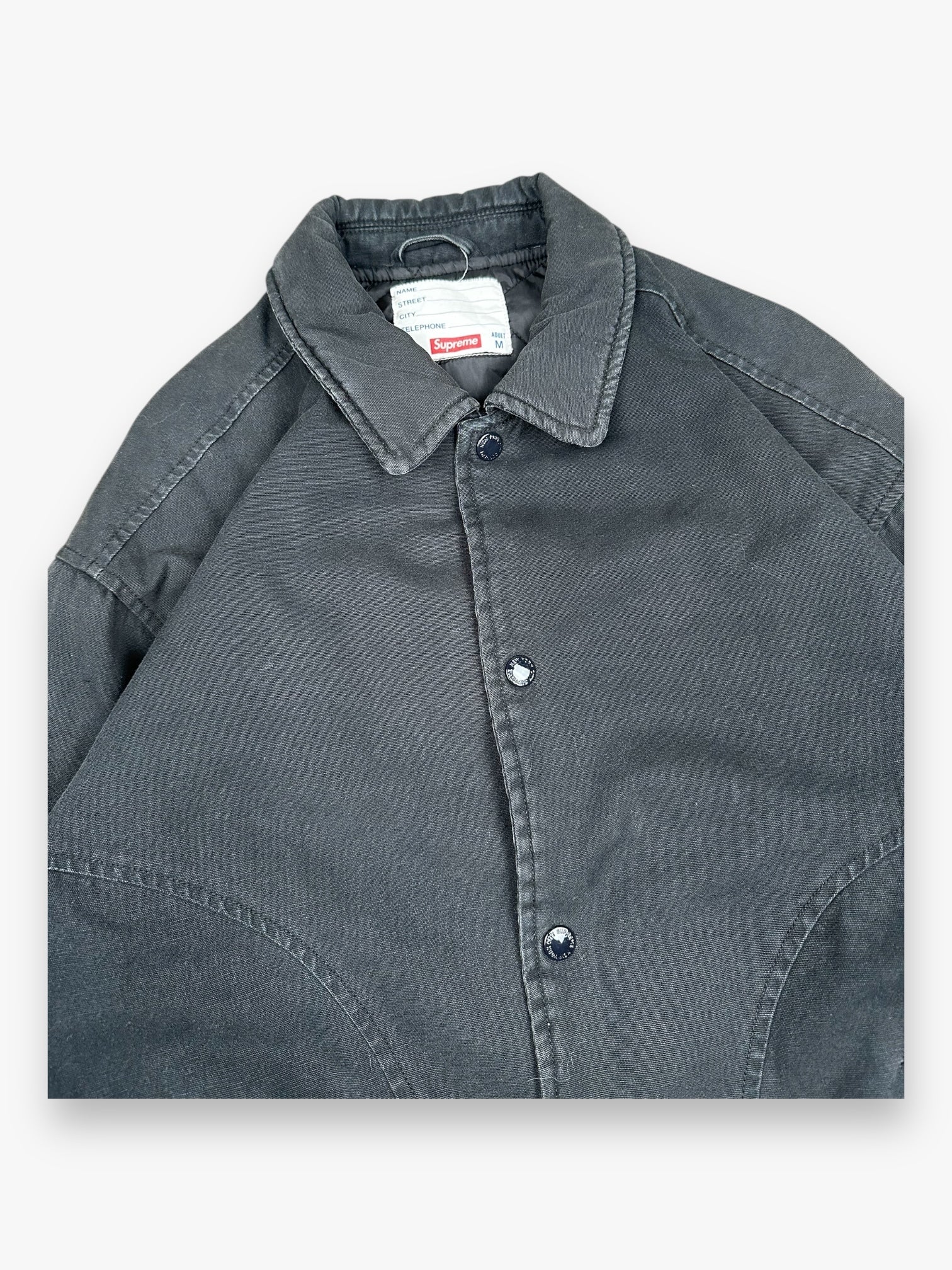 Supreme Twill Varsity Jacket Black SS20