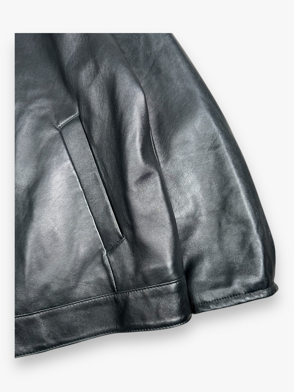 Balenciaga Leather Jacket Black AW1997